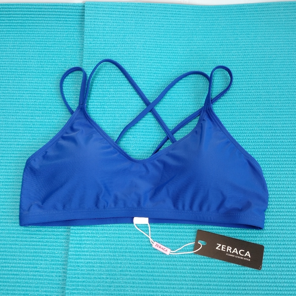 Zeraca High Neck Bikini Top Size M - Picture 3 of 9